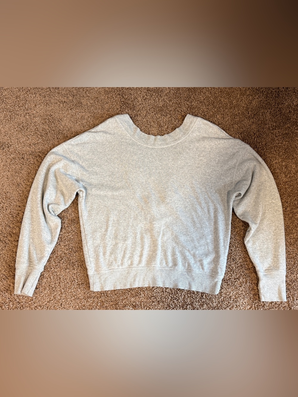 Offline by Aerie Light Gray Crewneck Sweater